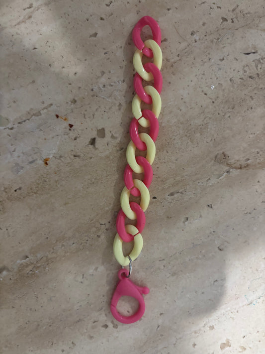 pink lemonade keychain