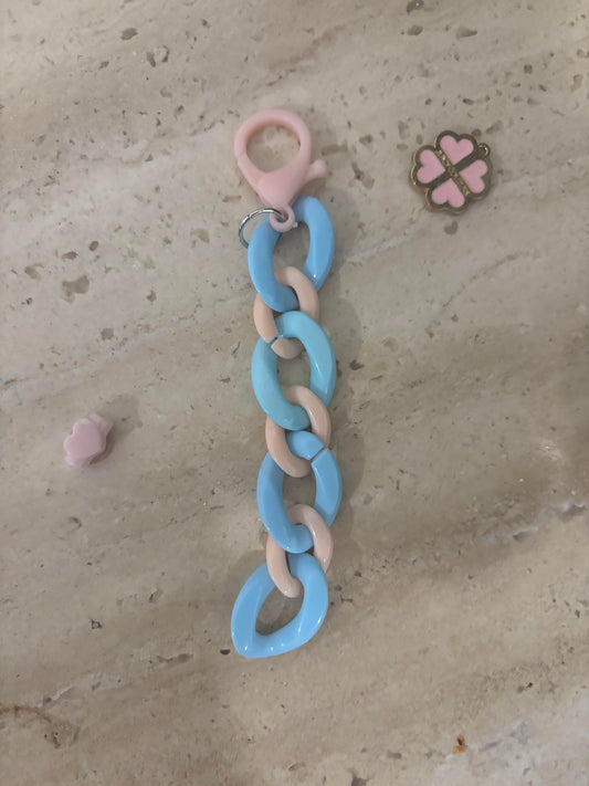 Bubble Loop keychain
